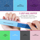 FANDAMEI 20 Stücke Buffer Für Nagel, Nagelfilen Für Gelnägel, Profi Nagelfeile 100/180, Polierfeile Fingernägel, Filen Für Gelnägel, Manikyr & Pedikyr Set