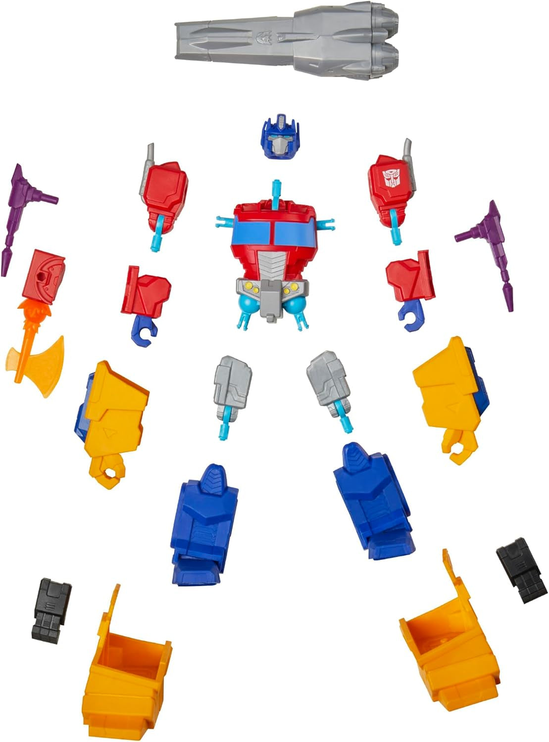 Transformers Mixmashers Optimus Prime Anpassningsbar Deluxe Actionfigurer & Tillbehör Actionfigurer Naty Shop