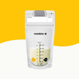 Medela bröstmjölksförvaringspåsar 25 st, ca. 200 ml, vit (spansk version) Mat och amningstillbehör Bebe Naty Shop