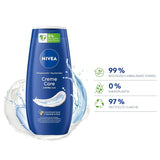 NIVEA Creme Care, duschgel med vitaminer och eteriska oljor, 250 ml dusch och bad Naty Shop