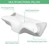 Ortopedisk kudde, nackvärkskudde, memory foam kudde, ortopedisk nackkudde, ortopedisk sovkudde, ortopedisk nackstödskudde, antisnarkande kudde delar Cervikala ortopediska kuddar Naty Shop