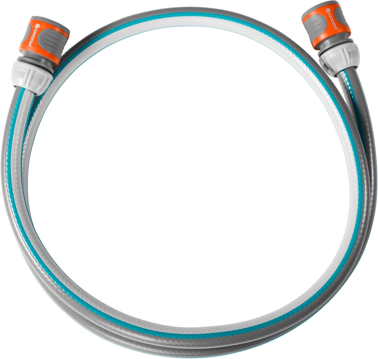 Anslutningsset Gardena Classic 13 mm (1/2 tum), 1,5 m: Slangadapter för anslutning av slangvinda, slang med systemkomponenter, 22 bar (18011-20)