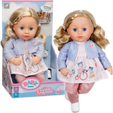 BABY born Sophia Rose - 36 cm mjuk docka - Docka med blont hår av hög kvalitet och sömniga ögon - Lämplig för barn från 1 år
