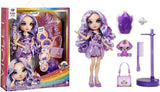 Rainbow High Fashion Docka med Slime och Pet - Lila - 28 cm Glitter Doll med Glitter Slime, Magic Pet och modeaccessoarer - Leksak för barn - Perfekt för 4-12 år