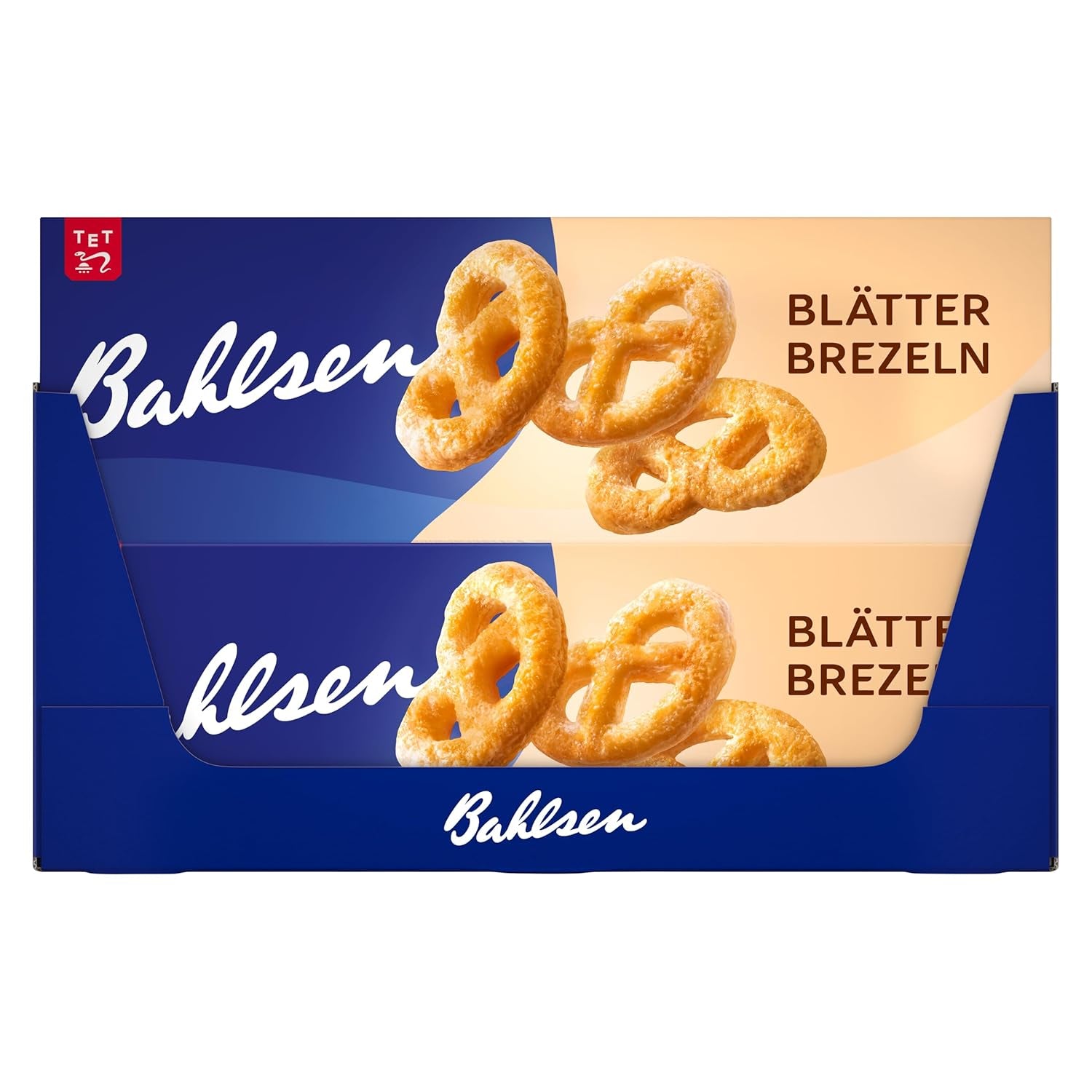 Bahlsen smördeg - Paket om 12 - Karamelliserad smördeg i form av kringla (12 x 100g)