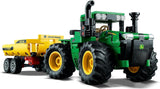 LEGO Technic John Deere 9620R 4WD-traktor med tippvagn Klassisk jordbruksleksak för barn Pojkar och flickor 8 år gamla Samlarmodellsats 42136 Byggset Besuche den LEGO-Store