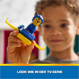 PAW PATROL Chase Action Pup Mini Räddningsflygplan Lekset med hopfällbara vingar Leksak för barn 3 år gamla actionfigurer Naty Shop