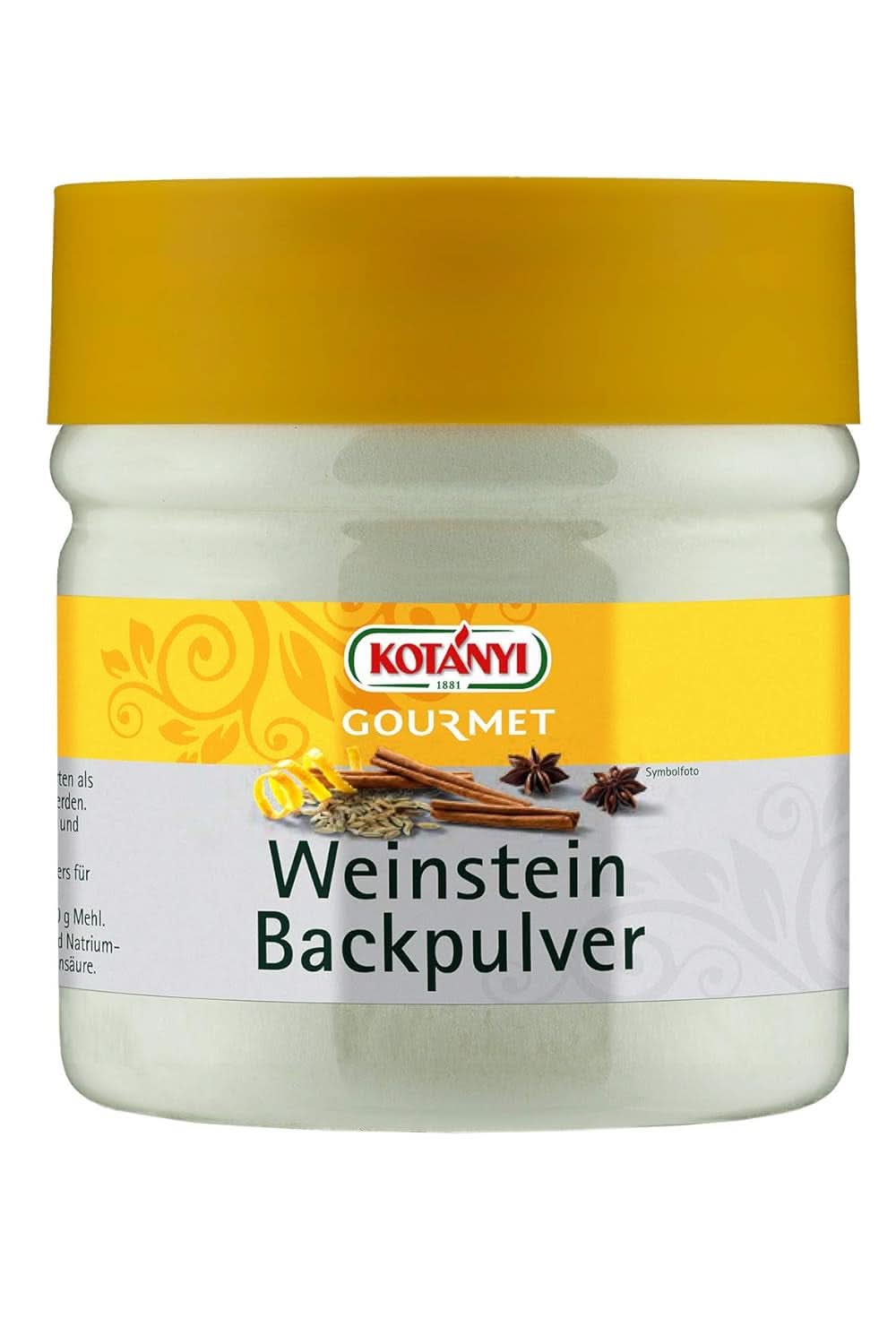 Kotanyi Gourmet Tartar naturligt alternativ till bakpulver för lågfosfatdiet, 310 gram Kitchen Naty Shop