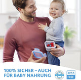 Emsa 515585 Matklipp & Stäng | 3 delar set | plast | transparent / grön | 0,55 / 1 / 2,2 liter Naty Shop matförvaringslådor