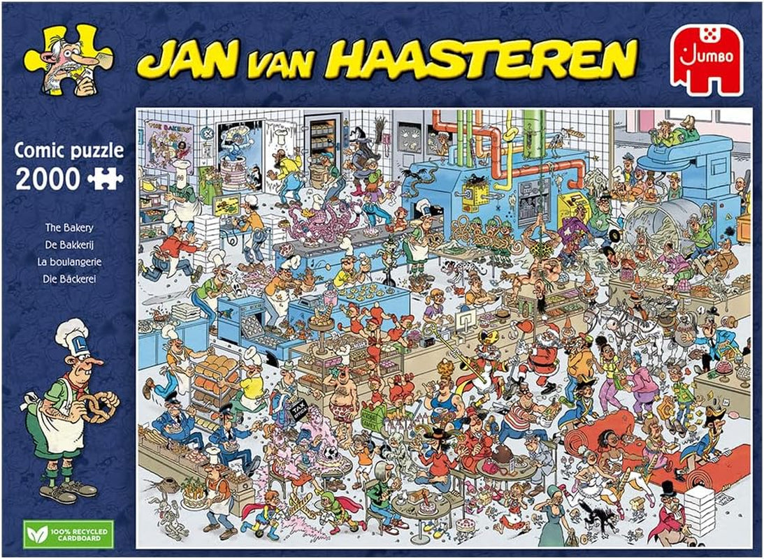 Jan Van Haasteren, The Bagery, pussel 2000 bitar för vuxna Puzzle Naty Shop