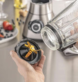CASO B 1800 Powerblender-Set - Standmixer, 28 000 U/Min, Glasbehälter 1,75 L, Inkl. Trinkflasche Und Zerkleiner, Mixer Testsieger Mit Sehr Gut, Edelstahl Naty Shop