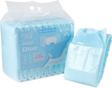 CutiePlusU vuxenblöjor, 10-pack inkontinenstrosor för engångsbruk med öglor för kvinnor och män, maximal absorptionsförmåga över natten - gul (medelstorlek 71-96 cm)