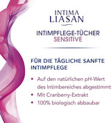 Intima by Sagrotan Sensitive intimvårdsservetter, tvålfria och alkoholfria, 30 st (förpackning om 4)