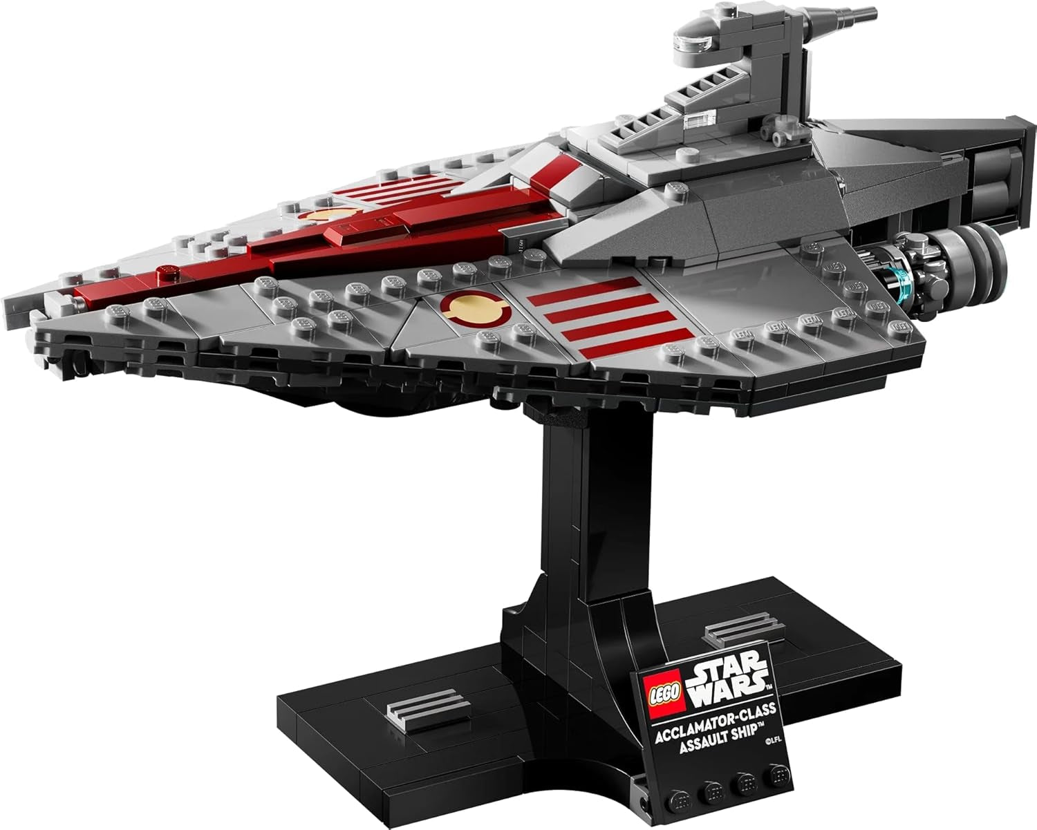 LEGO Star Wars 75404 Acclamator Class Assault Ship från Attack of the Clones - Rymdskepp att samla, bygga och visa - Fantasybyggset - Present till vuxna och tonårsfans Byggset Besuche den LEGO-Store