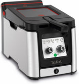 Tefal FR600D Clear Duo fritös, fritering med mindre rök och lukt, kapacitet 1,2 kg, termostat, timer, stort visningsfönster utan imma Hushållsapparater Naty Shop Clear Duo