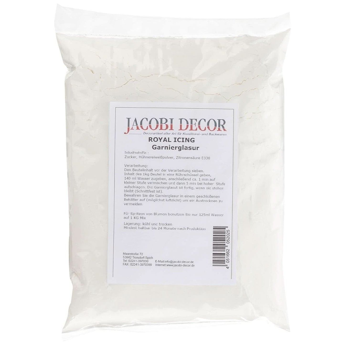 Cake Company Royal Icing, 1 kg, glutenfria glasyrer och Decor Naty Shop
