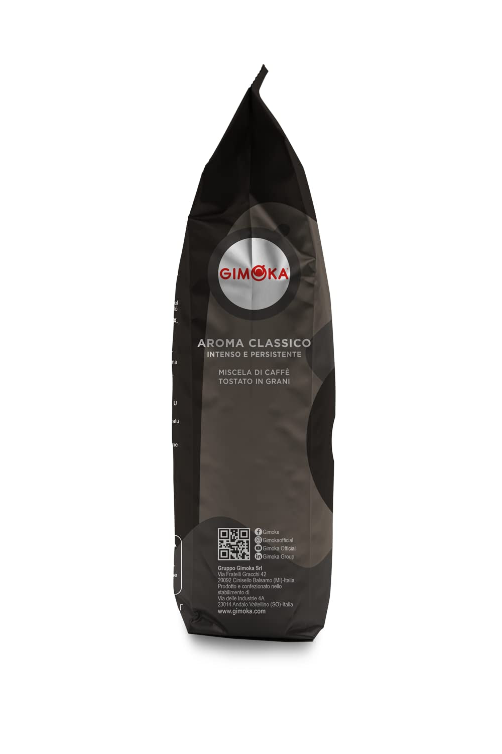 Gimoka – Kaffeebohnen – 1 kg – Klassisk blandning – Intensität 10 – tillverkad i Italien – 1 kg Packung