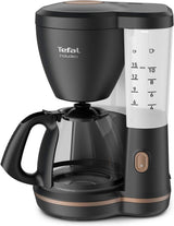 Tefal Includeo Filter Espressomaskin, Espressomaskin Extremt lätt att använda, Lämplig för höger- och vänsterhänta användare, Automatisk locköppning, 1,25 L, 10 till 15 koppar, CM533811