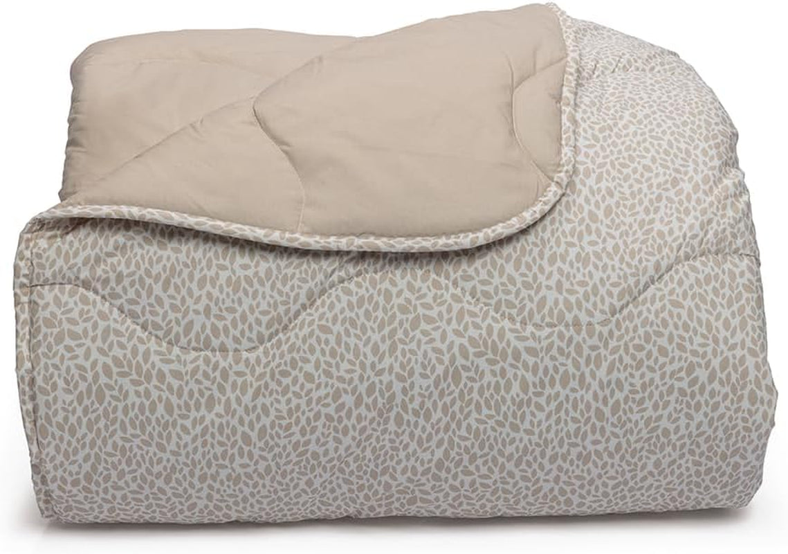 Foppapedretti Nacht&Natur påslakan för dubbelsäng 2P; sandblad, 100 % bomullsöverdrag, Made in Italy Täcken och täcken Naty Shop Standardtitel