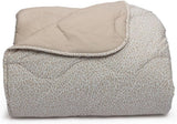 Foppapedretti Nacht&Natur påslakan för dubbelsäng 2P; sandblad, 100 % bomullsöverdrag, Made in Italy Täcken och täcken Naty Shop Standardtitel