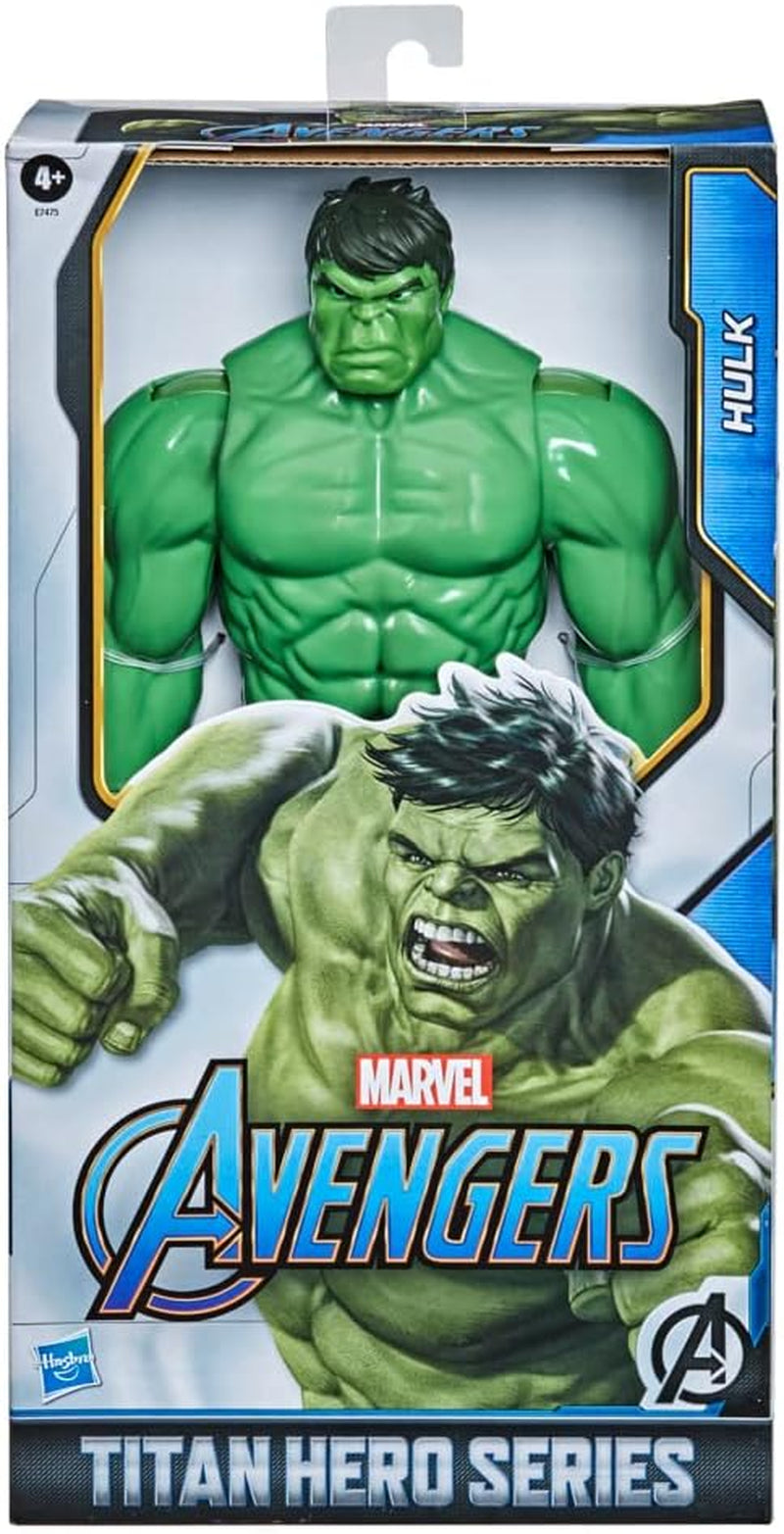 Hasbro E74755L2 Marvel Avengers Titan Hero Series Blast Gear Deluxe Hulk Action Figur 30 cm Stor Marvel Comics Inspirerad leksak för barn 4+ Actionfigurer Naty Shop