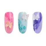 NÉONAIL Nageldekoration 3D Nail Art Schmetterlinge - Nail Charms - Nägel Selber Machen - Nails - Nageldesign Accessoarer - Nailart - Nail Art Zubehör - Nagel Deko - Nagelschmuck - Mehrfarbig
