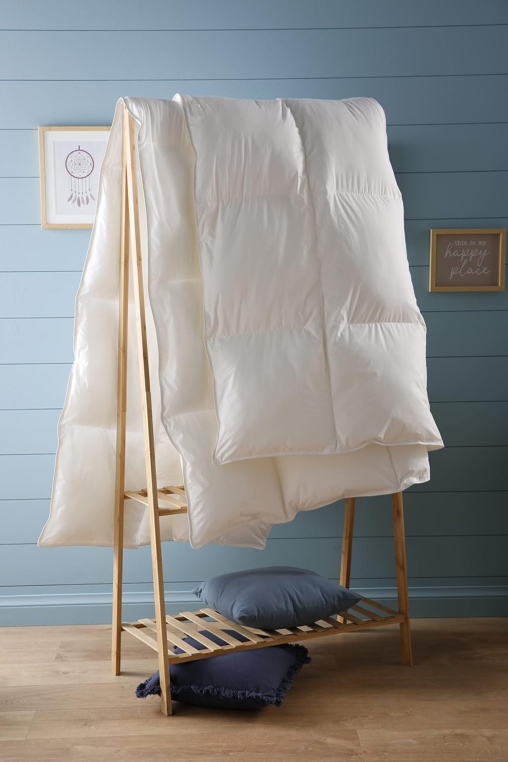 Filt, Percale, Premium bomull, Tempererad, 140 X 200 Cm, För enkelsäng, Molnformad filt, Bittålig och uppblåsbar, Maskintvättbar i 40 °C Täcken och täcken Naty Shop