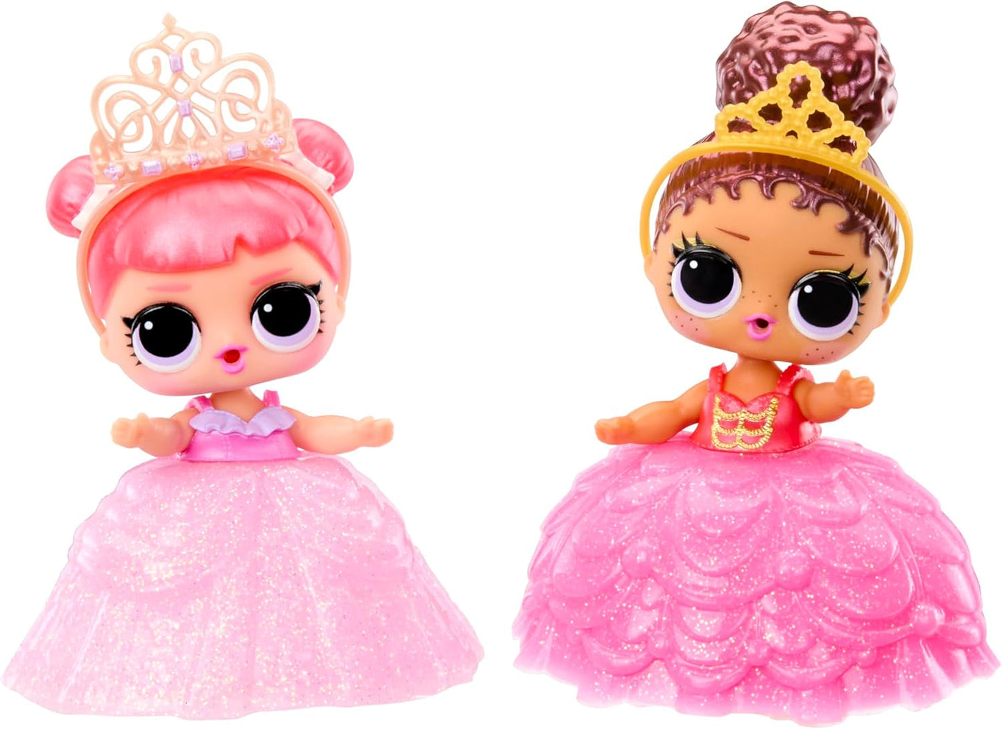 LOL Överraskning! Princess Tots - Innehåller 1 docka, pansarförpackning, 2 färger för att skapa en prinsessklänning, 8 dockor att samla in