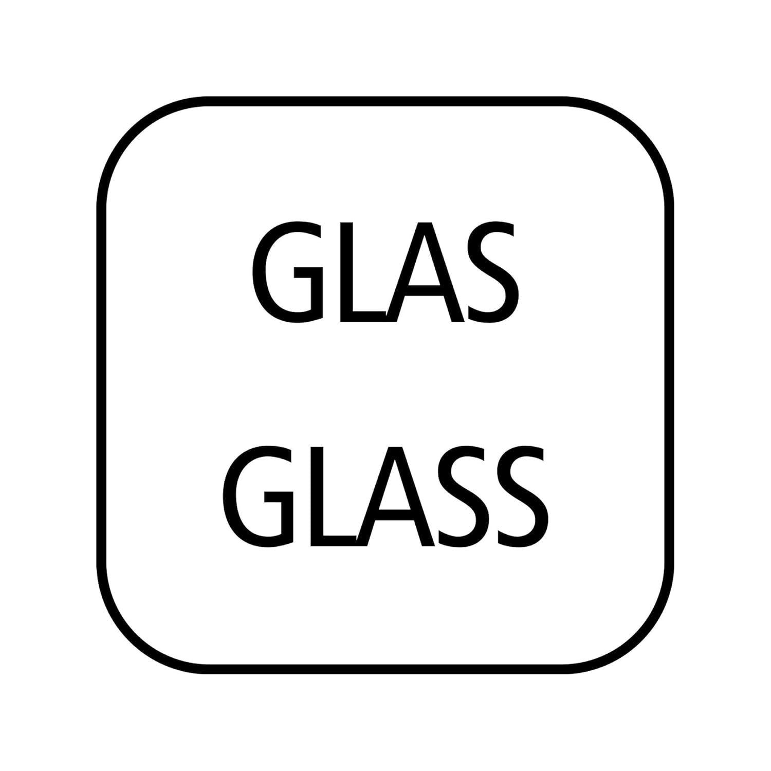 APS 765 Universalmugg, hällmugg i glas med skruvlock i rostfritt stål, hällmugg för honung, kaffegrädde eller andra vätskor, 8,5 x 12 cm, 13 cm hög