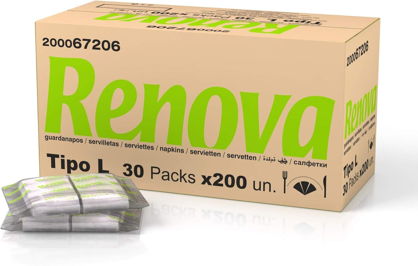 Barservetter Renova typ L - 6 000 servetter