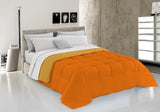 Italienskt sänglinne, vintertäcke, taupe/kräm, 250X200Cm Täcken och täcken Naty Shop Arancio/Giallo För 1 person