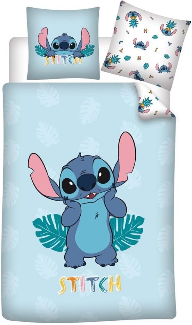 Stitch Colors sänglinne För enkelsäng, bomull och polyester Sängkläder - barn Naty Shop Standardtitel