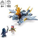 LEGO NINJAGO Riyu The Baby Dragon Drakleksak med 3 minifigurer Byggbar ninjaleksak för 6 år gamla pojkar och flickor Actionpackad present för barn 71810 Byggset Besuche den LEGO-Store