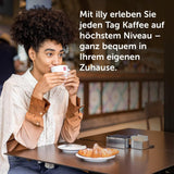 illy, kompatibel aluminium-kaffeekapseln CLASSICO, 100 % Arabica med toner av apelsinblommor och jasmin, söt smak och söt eftersmak, 10 förpackningar med 10 kapslar (100 totalt)