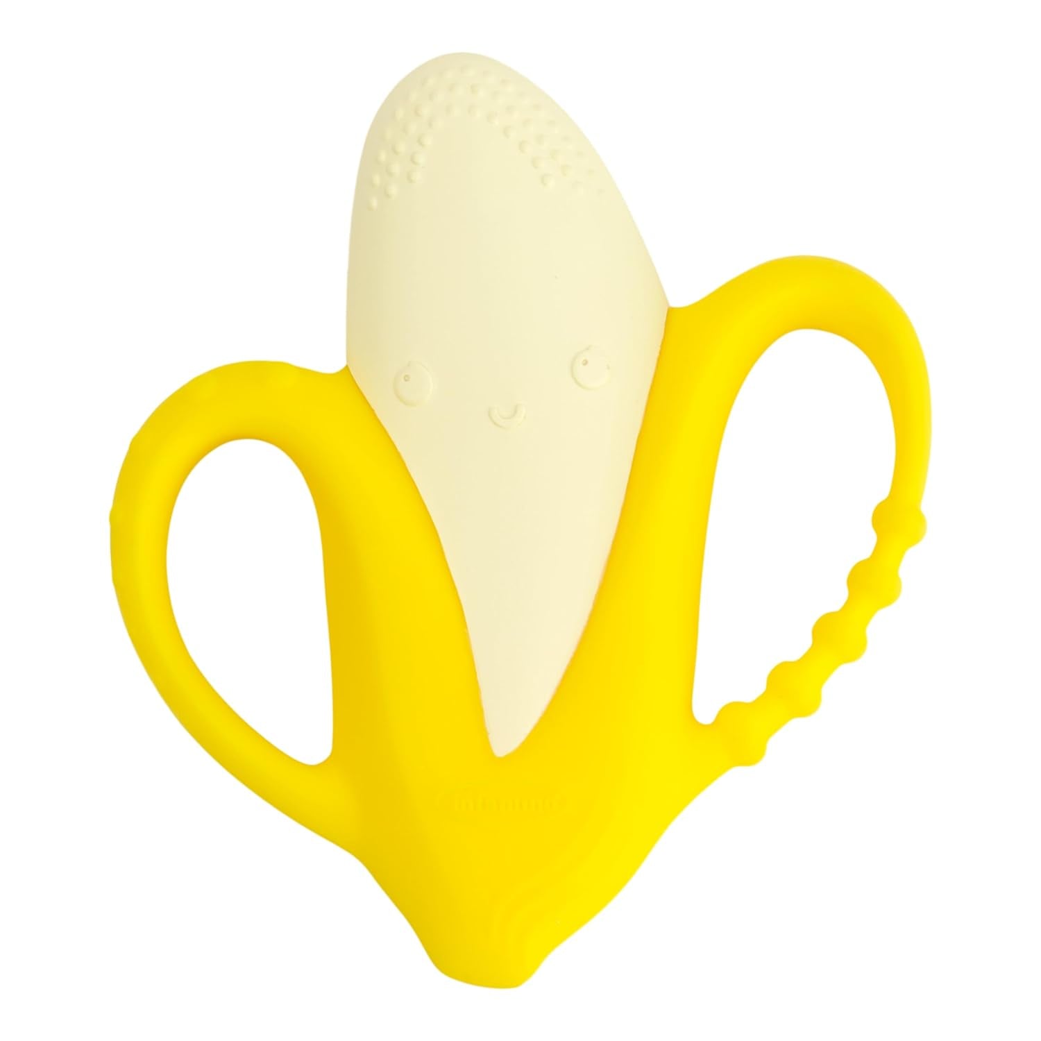Infantino Lil' Nibbles, texturerad silikonbitring, BPA-fri babybitringleksak, mjuk, lätt att hålla, sensorisk stimulering för spädbarn, broccoli