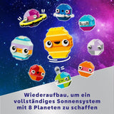LEGO Classic Creative Space Planets Solsystem Byggmodell för barn Rymdleksak med raket Rymdskepp Planeter och utomjordingar Present för barn 5 år gamla pojkar och flickor 11037 Byggset Beuche den LEGO-Store