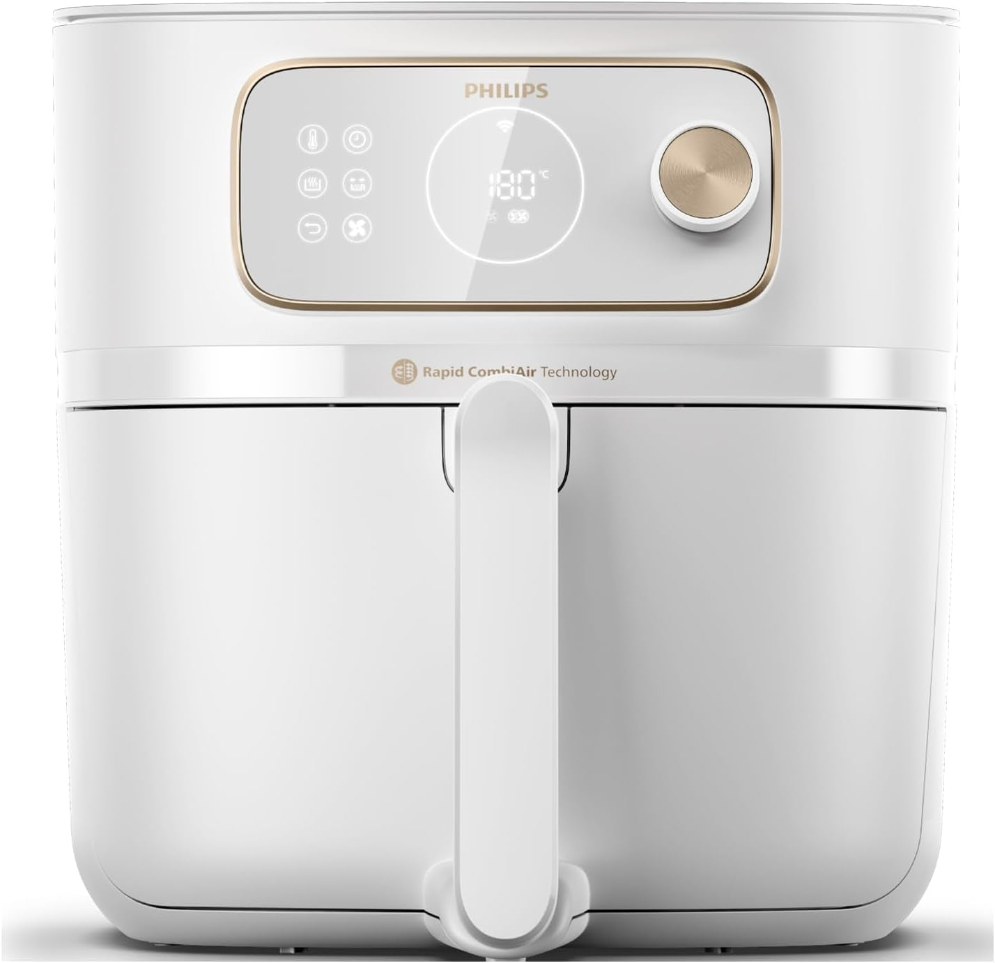 Philips 3000Er Airfryer XL - Rapid Air-teknik, fritering med upp till 90 % mindre fett, kapacitet 1,2 kg, 6,2 liter, pekskärm Vitvaror Naty Shop Weiß Trådlös anslutning med autocook 8,3 L