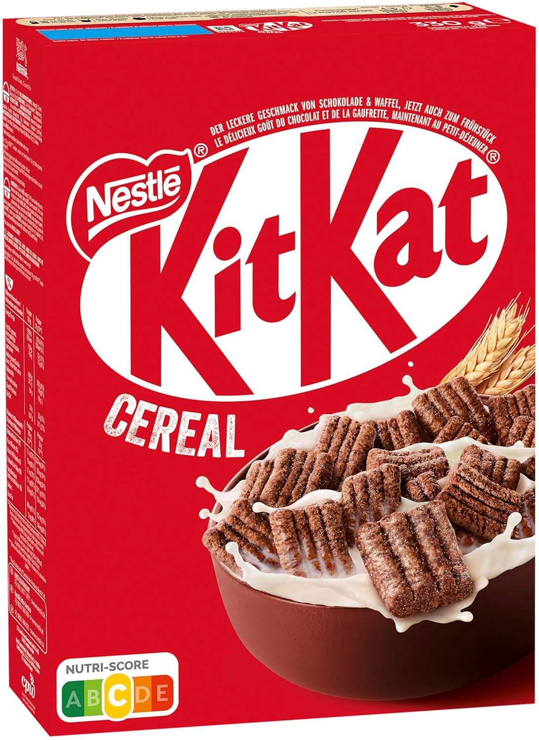 Nestlé flingor, krispiga frukostflingor med typisk rån och läcker choklad, 1 förpackning (1 x 330 g)