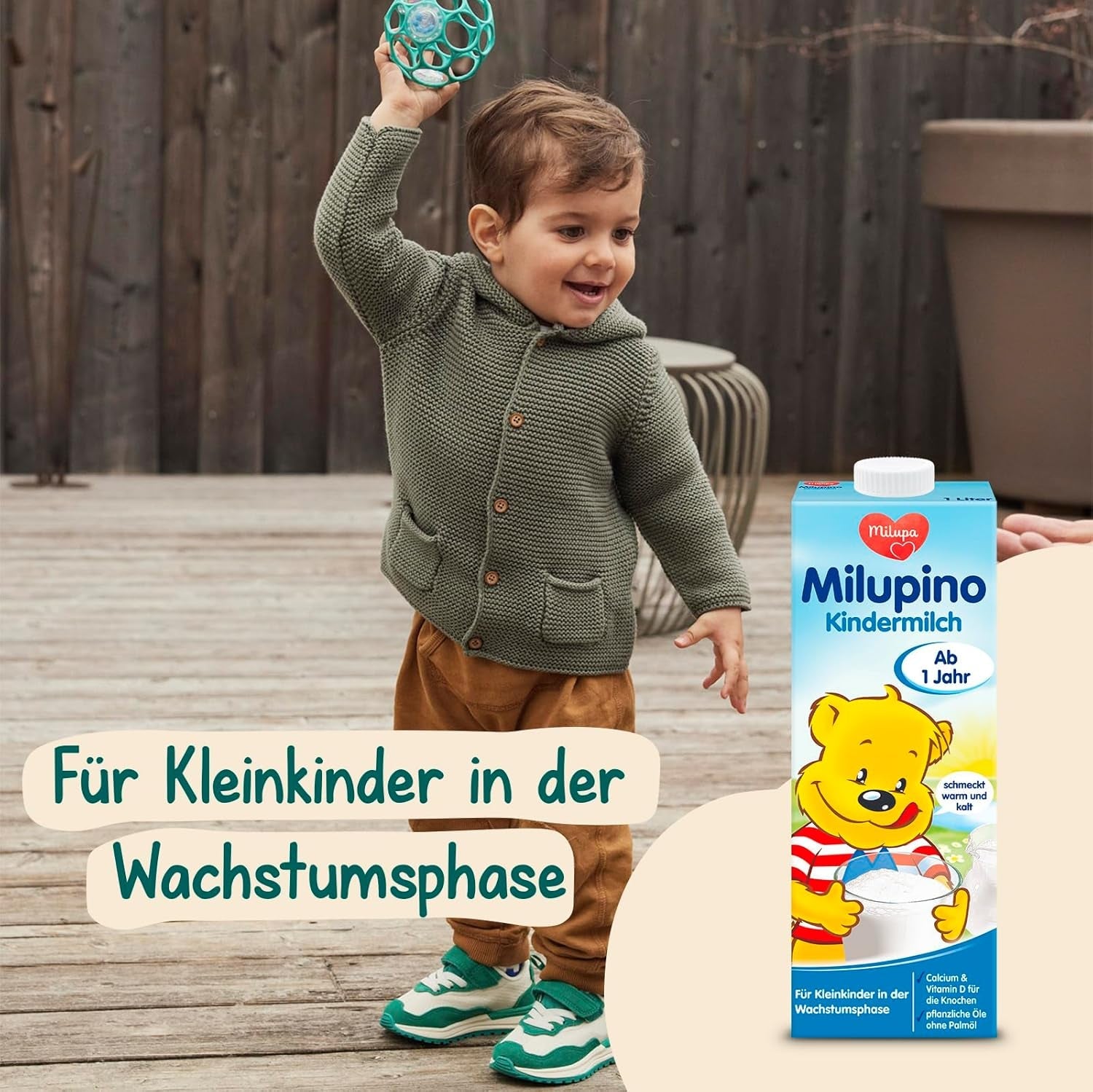Milupa Milupino Drickfärdig tillväxtmjölk (6x1L), från 1 år, för små barn i tillväxtfasen