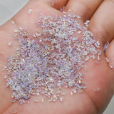 50st Liten Zirconia Rhombus Glitter Nagelstenar Nyckelringar Blandade Färger Glittrande Strass Nagelberlocker Mini Rhombus Nagelkristaller Diamantnaglar Strass Nagelberlocker Nageltillbehör Nagelkonst