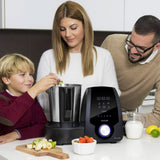 Cecotec Mambo 6090 Multifunktions-Küchenmaschine, 1700 W, 23 Funktioner, Krug Mit Fassungsvermögen 3,3 L, 3 Teller Gleichzeit, 10 Geschwindigkeitsstufen, Timer Kitchen Robots and Mixers Naty Shop