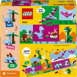LEGO Classic Creative Dinosaurs Byggset med djurmodeller och figurer gjorda av klossar, fantasifull lekupplevelse, present till pojkar och flickor 5 år gamla, inklusive T.Rex och Triceratops 11041 Byggset Besuche den LEGO-Store