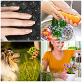 360 stycken franska konstgjorda naglar Medium rektangel falska naglar med falska nagelfilar Naturliga tips DIY Press On för damer och kvinnor