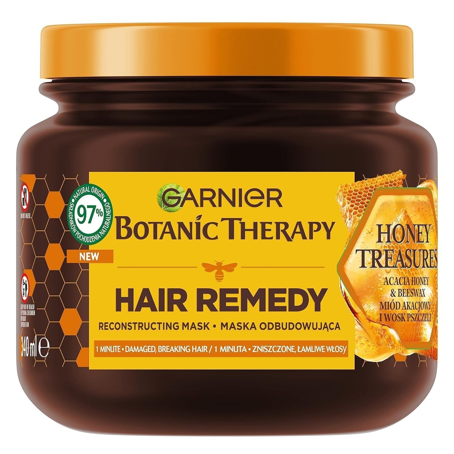 Garnier Botanic Therapy Honey Treasures Hair Mask 340ml Naty Shop Hair Mask Standardtitel