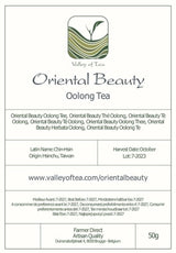 Orientalsk skönhet Taiwan Oolong Tea - Dongfang Meiren Taiwanesiskt te - Wu Long White Tips eller Blue Tea Wu Long Tea Oriental Blue Tea Blått Tea Olong Tea Olong Tea Ekologiskt Oolong Tea Olong Tea