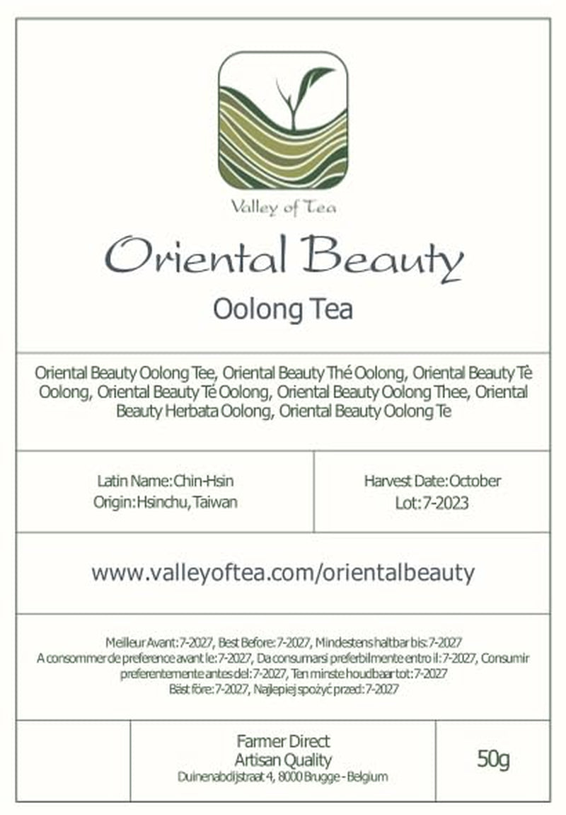 Orientalsk skönhet Taiwan Oolong Tea - Dongfang Meiren Taiwanesiskt te - Wu Long White Tips eller Blue Tea Wu Long Tea Oriental Blue Tea Blått Tea Olong Tea Olong Tea Ekologiskt Oolong Tea Olong Tea