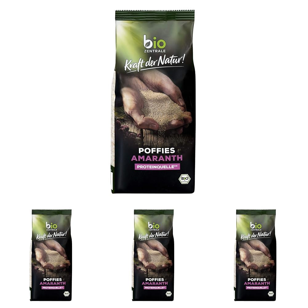 Biocentrala amarantpuffar | 125 g | vegan | små expanderade amarantkorn | proteinkälla | för müsli, yoghurt och färgglada frukostskålar