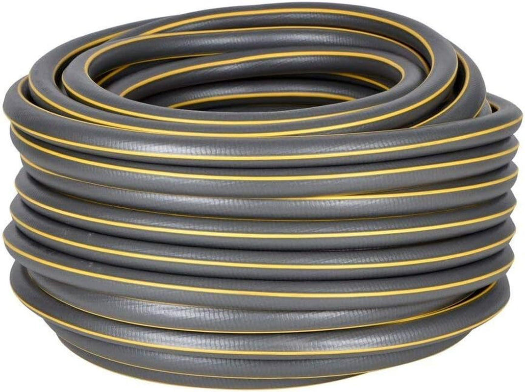HOZELOCK - Trädgårdsslang Ultramax Ø 12,5 mm (1/2") 15 m: Robust, väderbeständig trädgårdsslang, förhindrar vridning, böjning och krossning, tillverkad av 40 % återvunnen PVC [116240], Grå