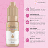 Goodbake Pastell Sand Beige Matfärgning (11ml) - Högdosfärgad matfärg - För färgning av kakor, fondant, smörkräm, macarons, drycker, slem och många andra föremål. 100% vegan