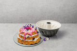 Dr. Oetker Gugelhupfform Ø 22 Cm BACK-TREND, Backform Für Gugelhupf, Runde Bundform Aus Stahl Mit Keramisch Verstärkter Antihaft-Beschichtung (Farbe: Creme/Anthrazit), Menge: 1 Stück Formar och plåtar för bakning Naty Shop